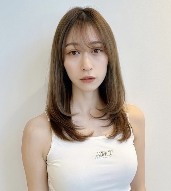 可愛くなりすぎない大人シースルーバング♪サムネイル